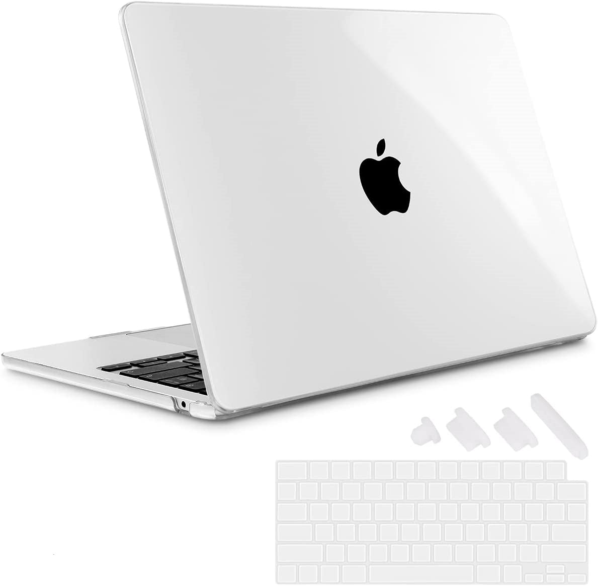 Glossy Case Cover for Macbook Air 13 inch M2 A2681 Touch ID 2022 2023  (Clear)