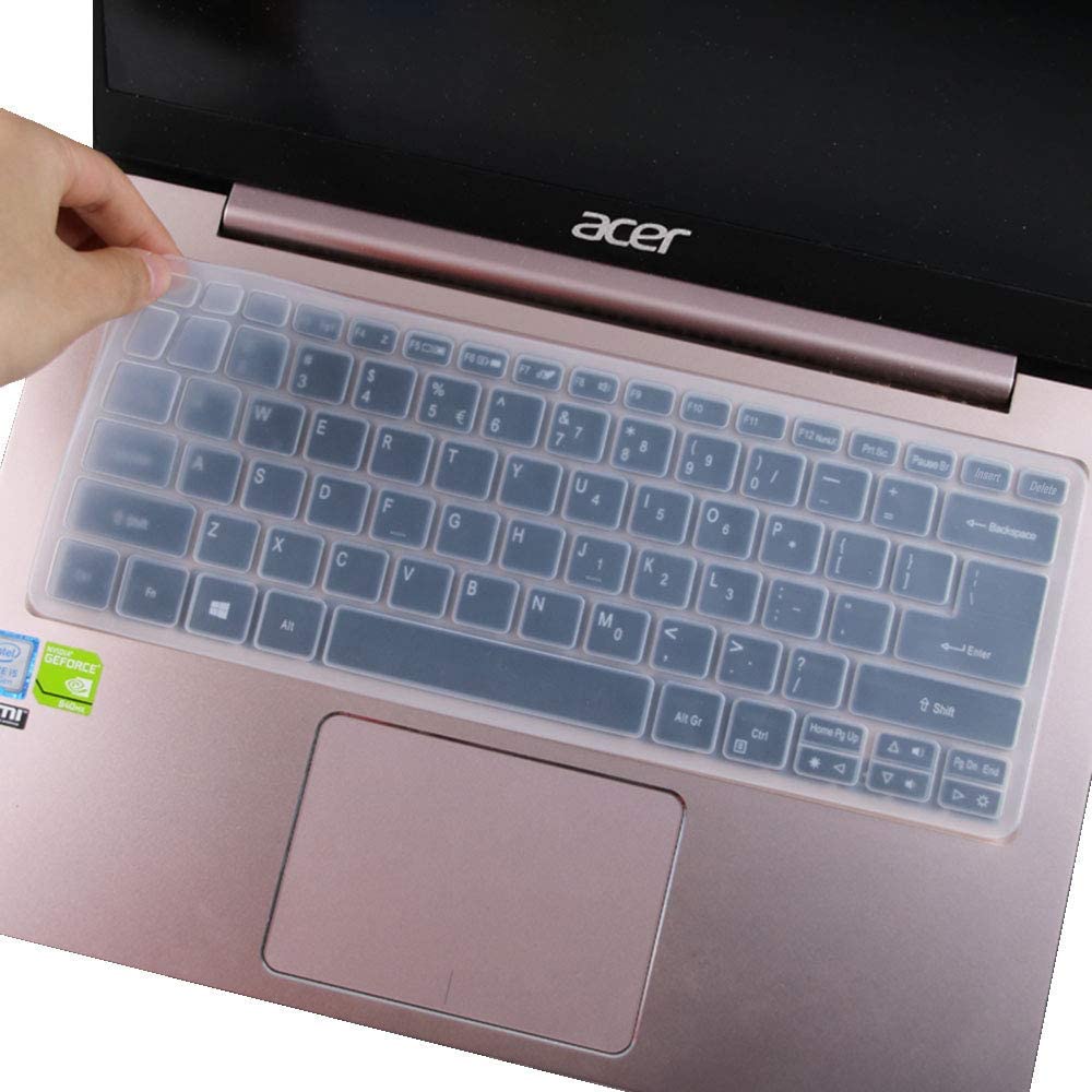 Silicone Keyboard Skin Cover for Acer Swift 3 14 inch SF314-42/52/53/54/55/55G/56/57 Laptop (Transparent) - iFyx