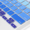 Silicone Keyboard Skin Cover for Macbook Pro 16'' A2141 Touch Bar (Gradient Blue)