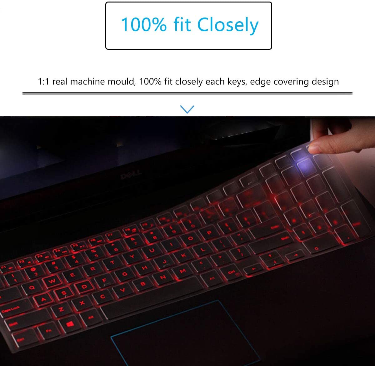 TPU Keyboard Skin Cover for Dell 15.6 inch G3 G5 G7 Series 17.3