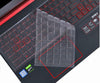Silicone Keyboard Skin Cover for Acer Nitro 7 15.6 AN715-51/52 (2019, 2020) Gaming Laptop (Transparent) - iFyx
