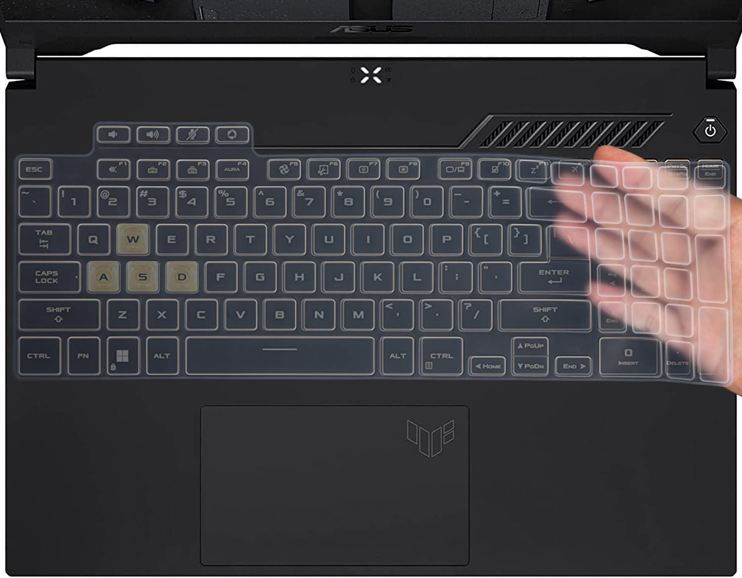 Fa777 Silicone Keyboard Skin Cover for ASUS TUF Gaming F15 FX507 F17 FX707 A ...