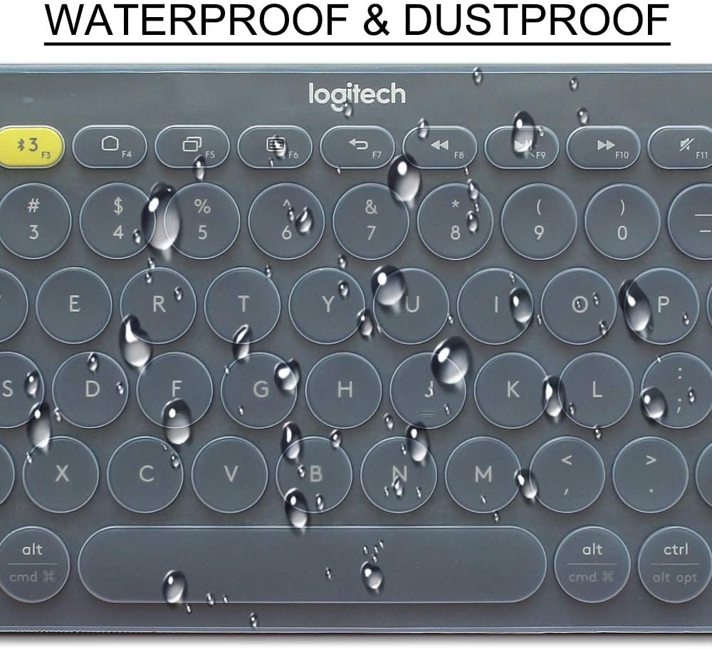 Silicone Keyboard Skin Cover for Logitech Bluetooth Multi-Device Keybo ...