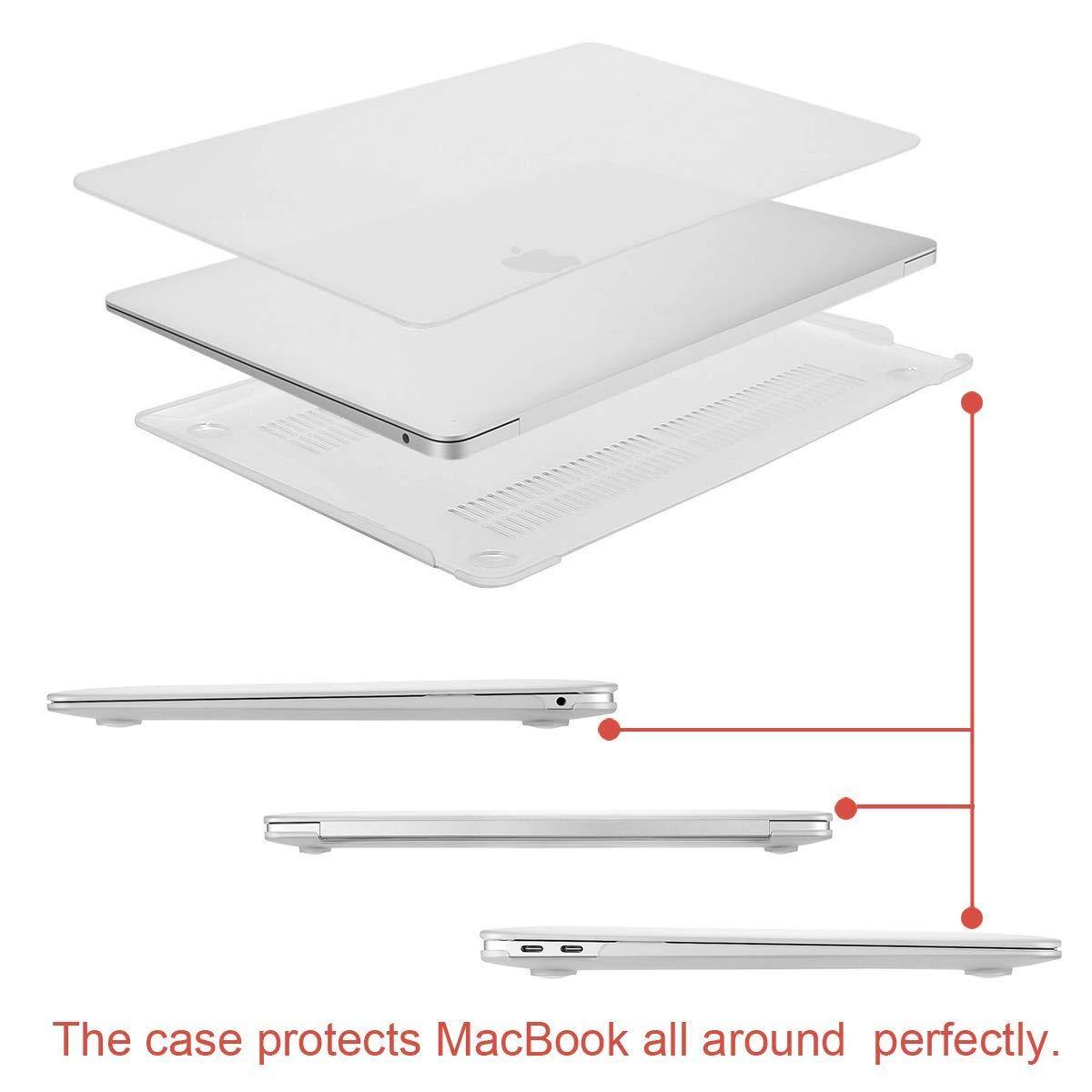 Matte Case Cover for Macbook Air 13 inch M1 A2337 / A2179 Touch ID 2020 (White) - iFyx