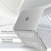 Case Cover for MacBook Pro 14 Inch M1 Pro / M1 Max A2442 A2779 2021-2023 (Clear)