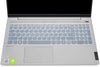 Silicone Keyboard Skin Cover for 2020 2021 Lenovo ideaPad 5 15, ideaPad Flex 5 15IIL05, ideaPad Slim 7 15 Laptop (Transparent)