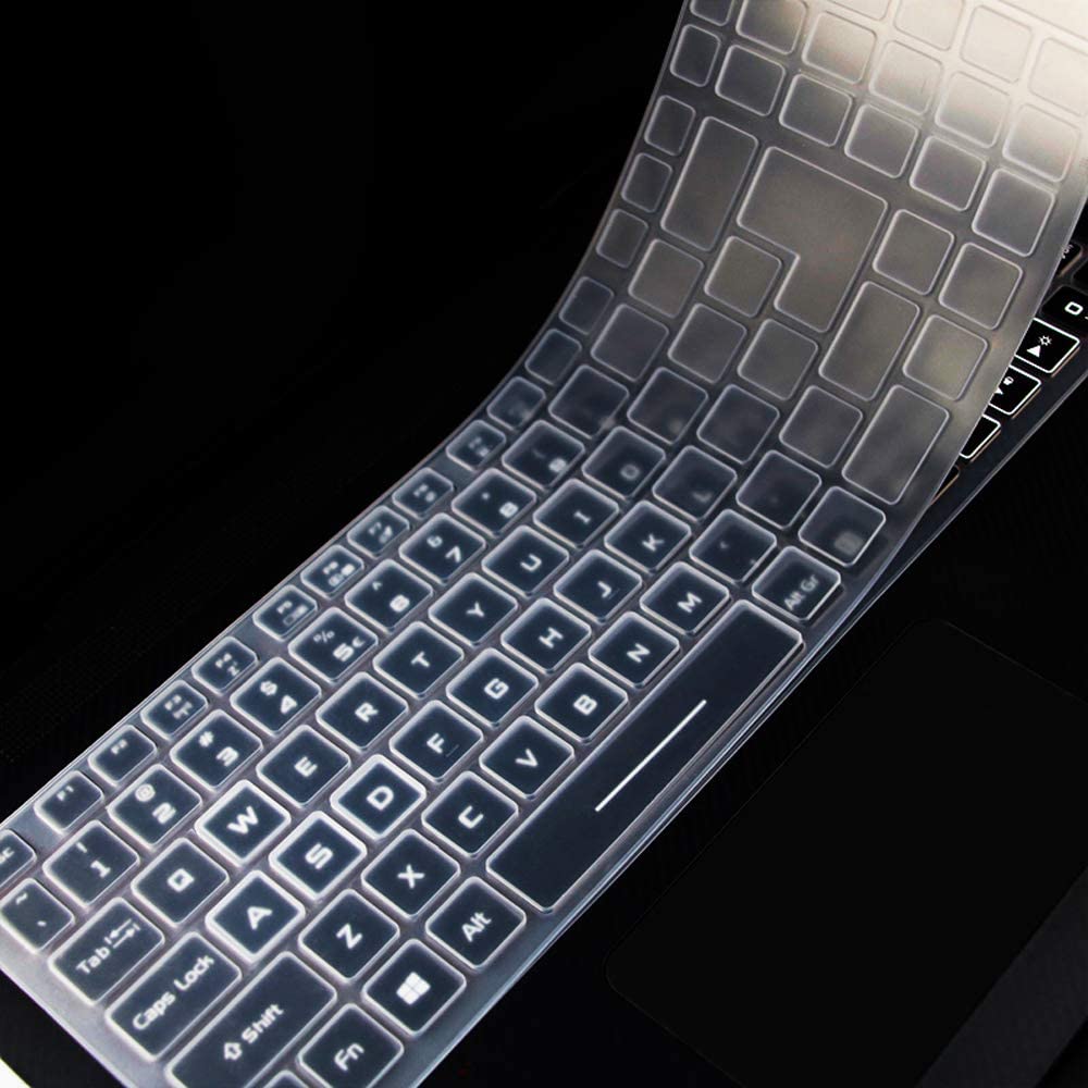 Silicone Keyboard Skin Cover for Acer Nitro 5 17.3 AN517-51/52 (2019, 2020) Gaming Laptop (Transparent) - iFyx