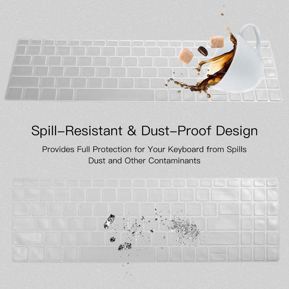 Silicone Keyboard Skin Cover for Acer Swift 3 SF315 15.6 inch (2018-2020) Laptop (Transparent) - iFyx
