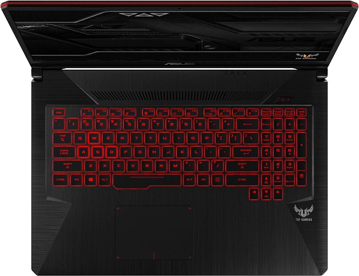 Silicone Keyboard Skin Cover for Asus ROG Strix GL703 Scar II GL704 17.3 inch Laptop (Black) - iFyx