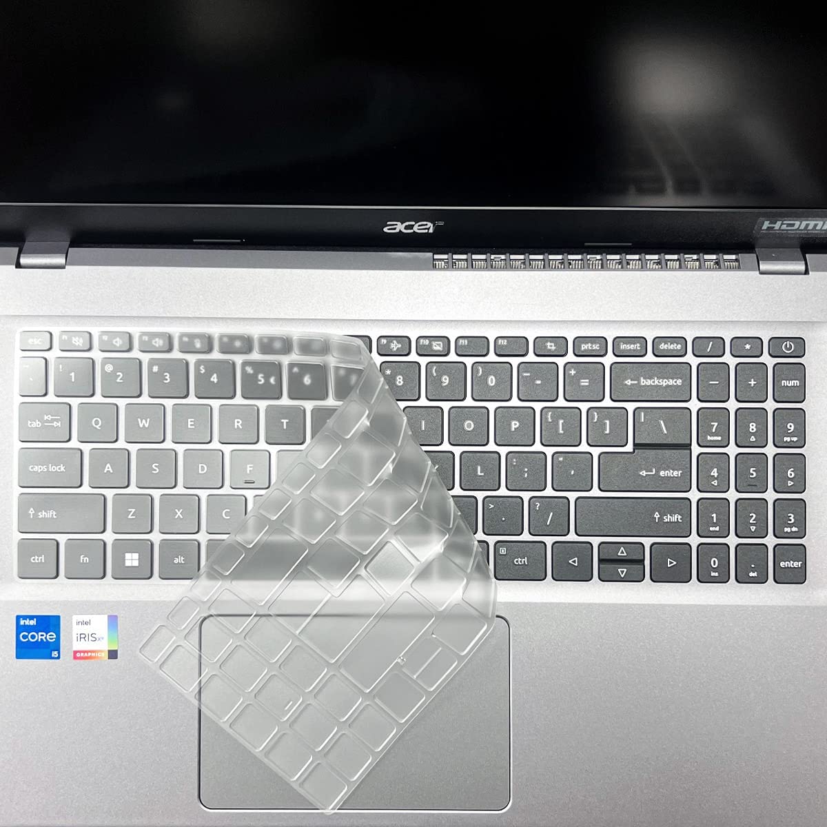 TPU Keyboard Skin Cover for New 15.6