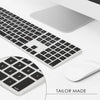 Silicone Keyboard Skin Cover for  Apple iMac Magic Keyboard with Numeric Keypad MQ052LL/A A1843 US Layout (Black) - iFyx