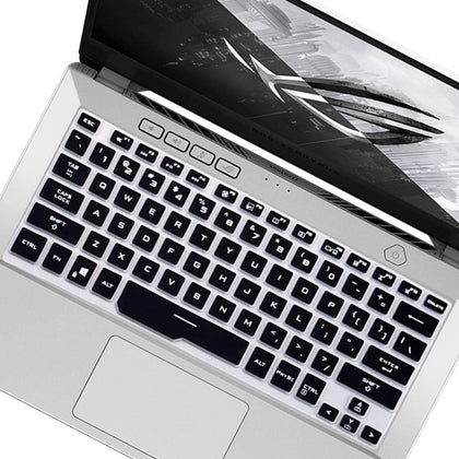 Silicone Keyboard Skin Cover for Asus ROG Zephyrus G14 GA40114 inch Laptop (Black) - iFyx