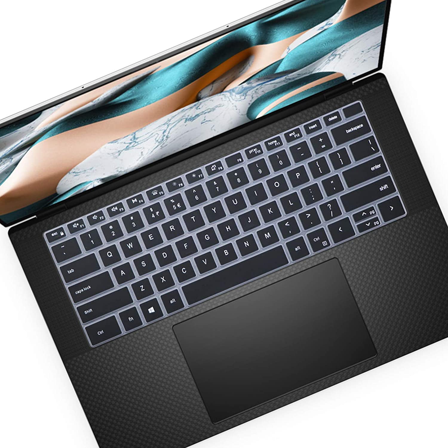 Silicone Keyboard Skin Cover for 2020 New Dell XPS 15.6 9500 17.3
