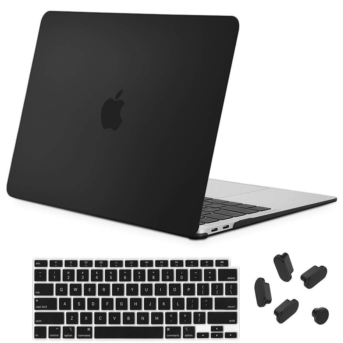 Matte Case Cover for Macbook Air 13 inch M1 A2337 / A2179 Touch ID 2020 (Black) - iFyx