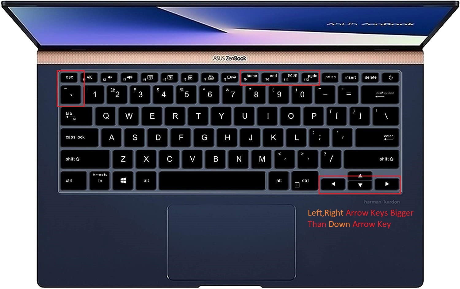 Silicone Keyboard Skin Cover for Asus ZenBook S14 UX434FL UX431 UX433 UM462 Q427FL Q406DA S432 14