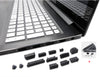 Port Plugs - Dust Plugs for PC Laptops (15 Piece Set) - Protect Computer Ports from Dirt, Dust, and Splashes (Black)