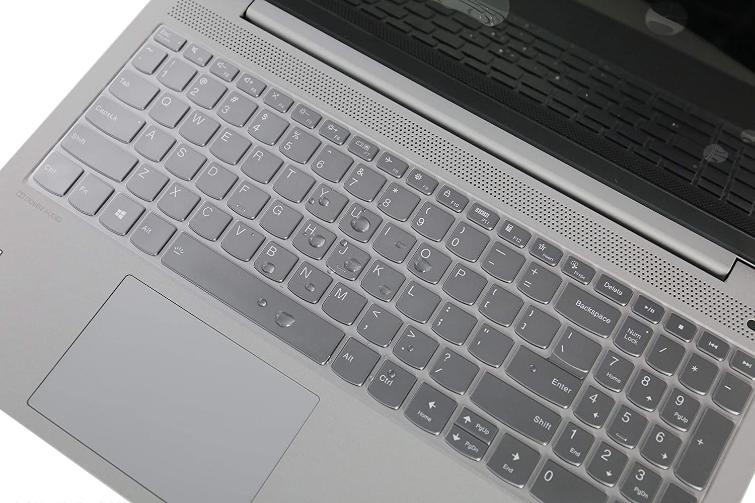 TPU Keyboard Skin Cover for 2020 2021 Lenovo ideaPad 5 15, ideaPad Flex 5 15IIL05, ideaPad Slim 7 15 Laptop (Clear)