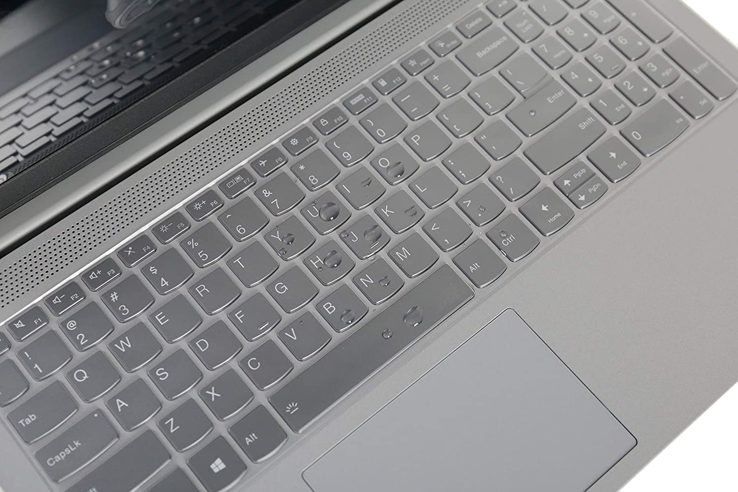 TPU Keyboard Skin Cover for 2020 2021 Lenovo ideaPad 5 15, ideaPad Flex 5 15IIL05, ideaPad Slim 7 15 Laptop (Clear)