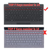 Silicone Keyboard Skin Cover for Microsoft Surface Pro 6 2018 Pro 7 2020 (Black) - iFyx