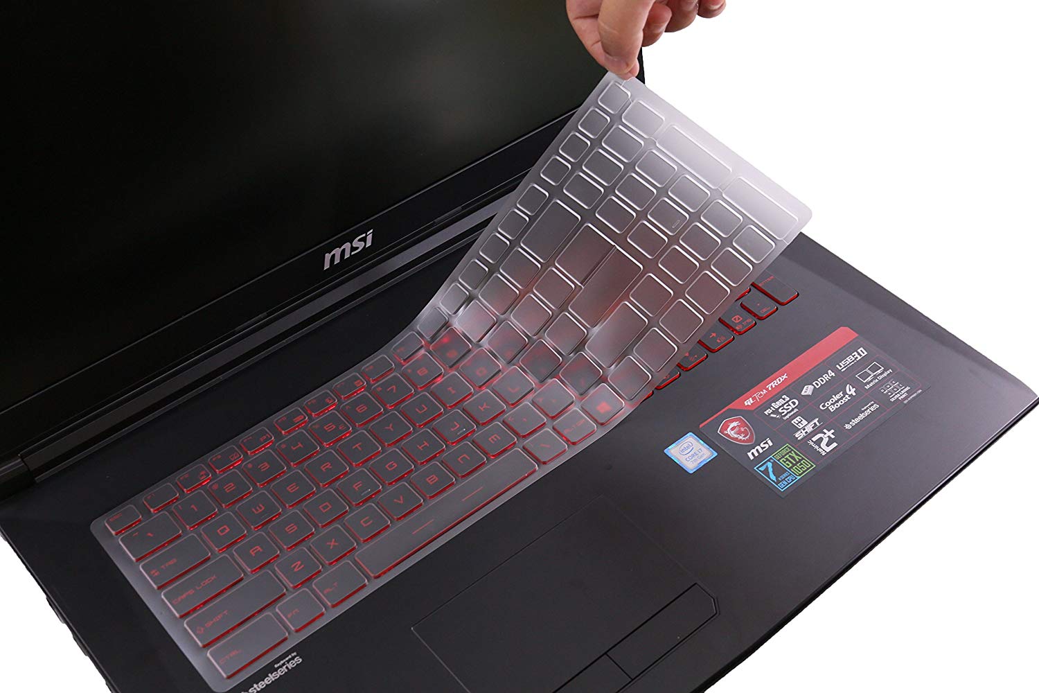 Tpu Keyboard Skin Cover for MSI Alpha 15 Ryzen 15.6 Laptop - iFyx