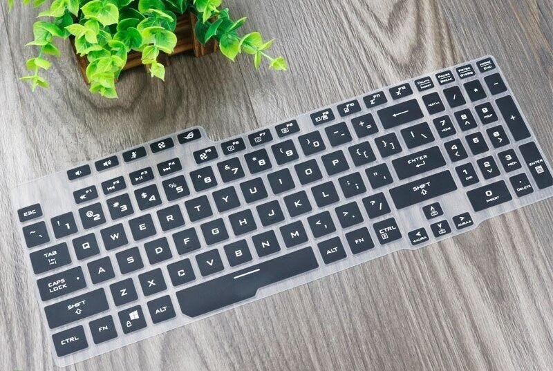 Silicone Keyboard Skin Cover for Asus ROG Hero III Scar III Strix G G731 17 17.3 inch Notebook Laptop (Black) - iFyx