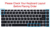 Silicone Keyboard Skin Cover for MSI Prestige Ps63 15.6 inch Ps42 14 inch Laptop (Black) - iFyx