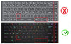 Tpu Keyboard Skin Cover for MSI Workstation Ws66 15.6 inch 2020 Laptop (Clear)