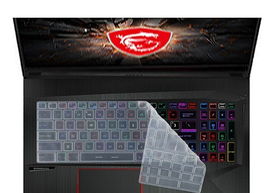 Silicone Keyboard Skin Cover for MSI Alpha 15 Ryzen 15.6 Laptop (Transparent) - iFyx