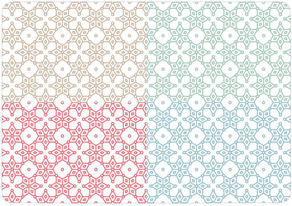 Case Cover for Macbook - Rhombus Pattern Design