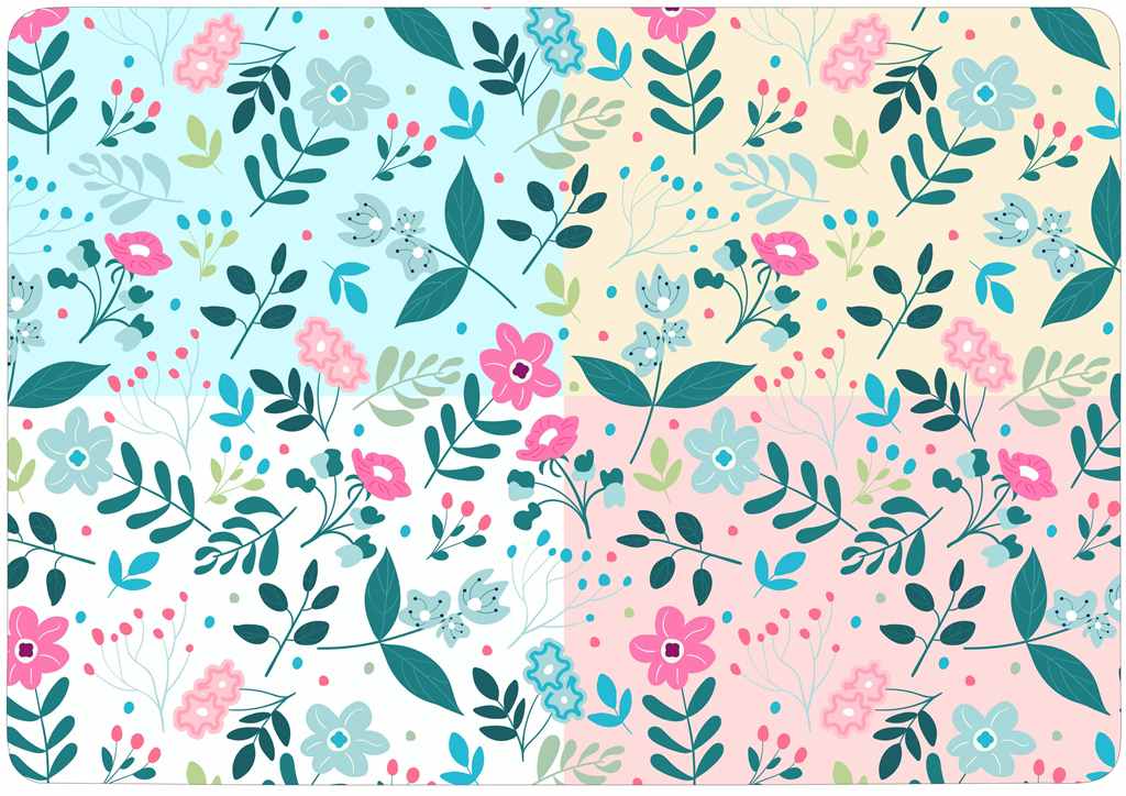 Case Cover for Macbook - Floral Pattern Design