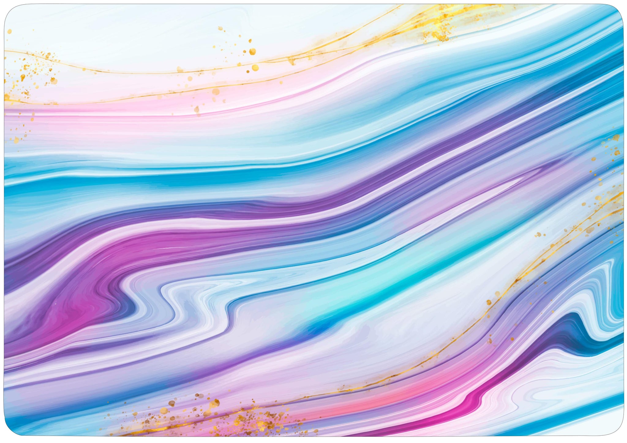 Case Cover for Macbook - Abstract Marble Design