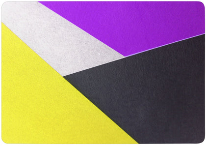 Case Cover for Macbook - Paper Multi Color Geometric Design