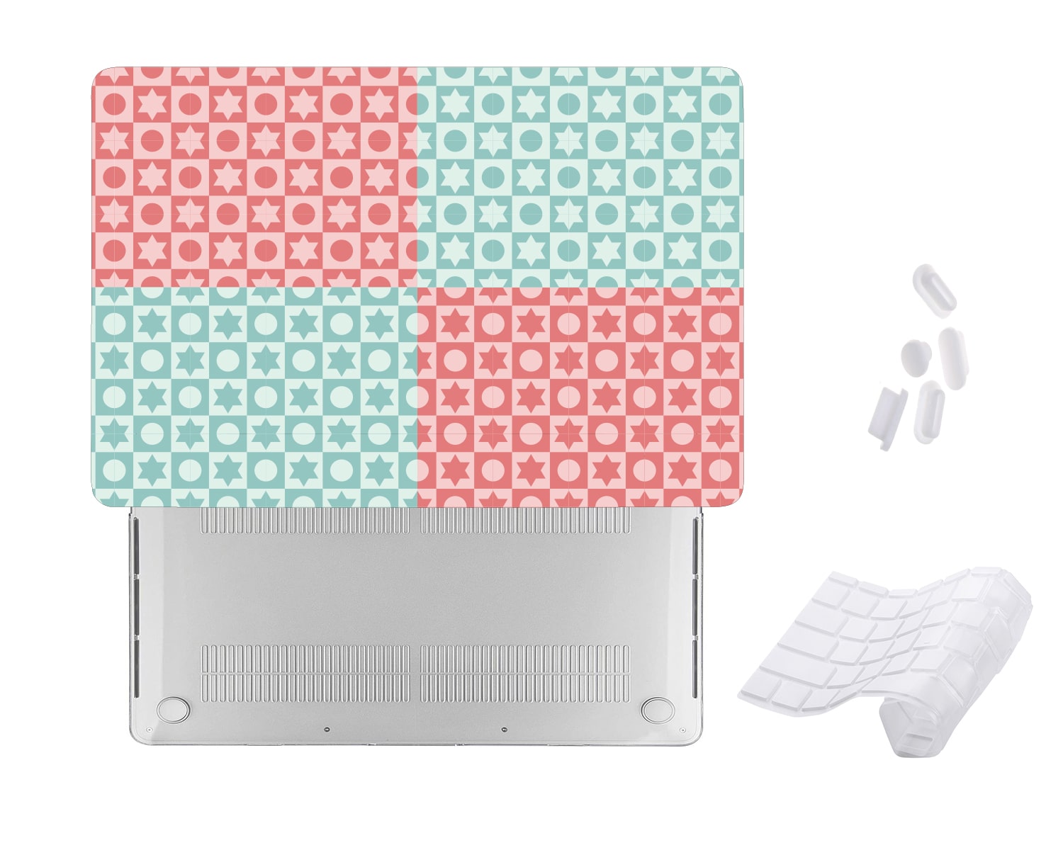 Case Cover for Macbook - Geometric Shapes Pattern Design