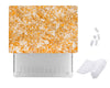 Case Cover for Macbook - Orange Marble Texture Design