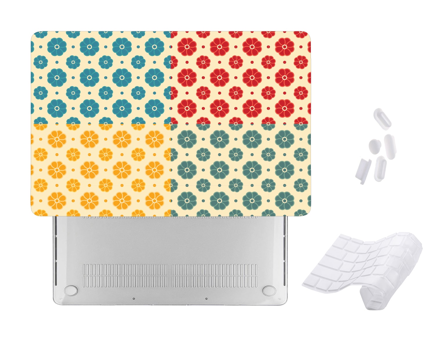 Case Cover for Macbook - Simple Flower Pattern Design