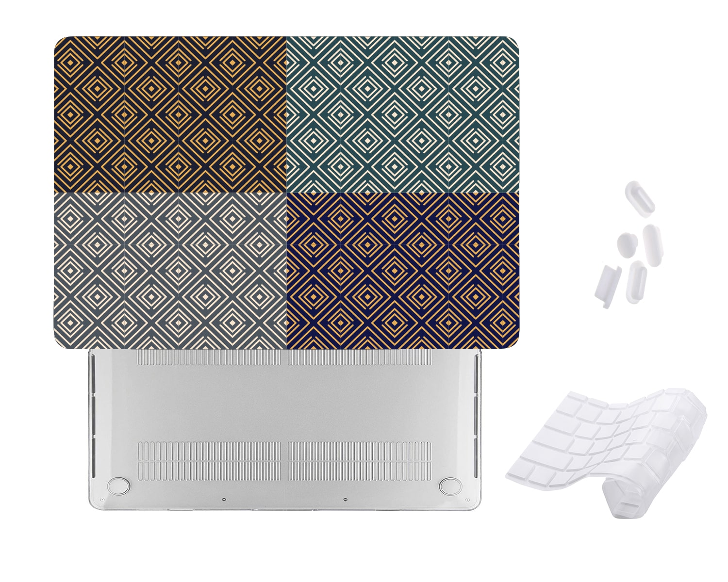 Case Cover for Macbook - Art Deco Pattern Design