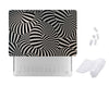 Case Cover for Macbook - Black White Zebra Design