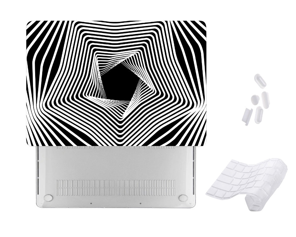 Case Cover for Macbook - 3D Optical illution Design