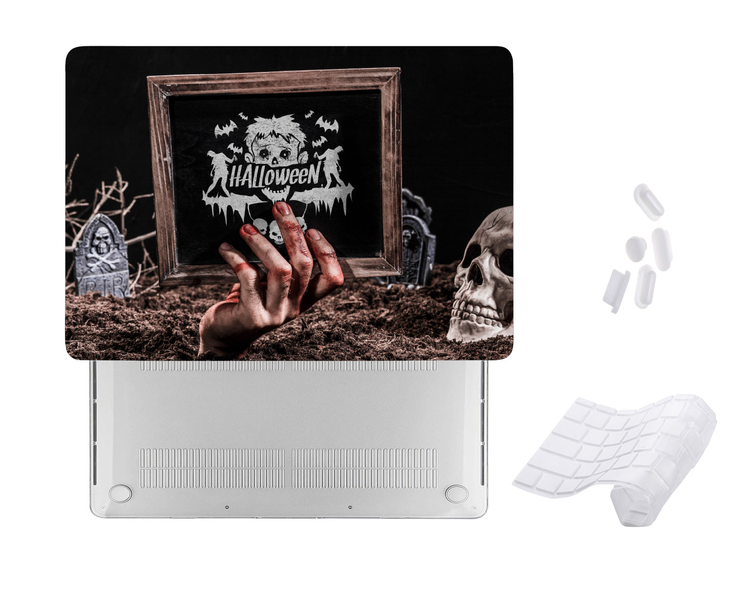 Case Cover for Macbook - Halloween Ghost Design