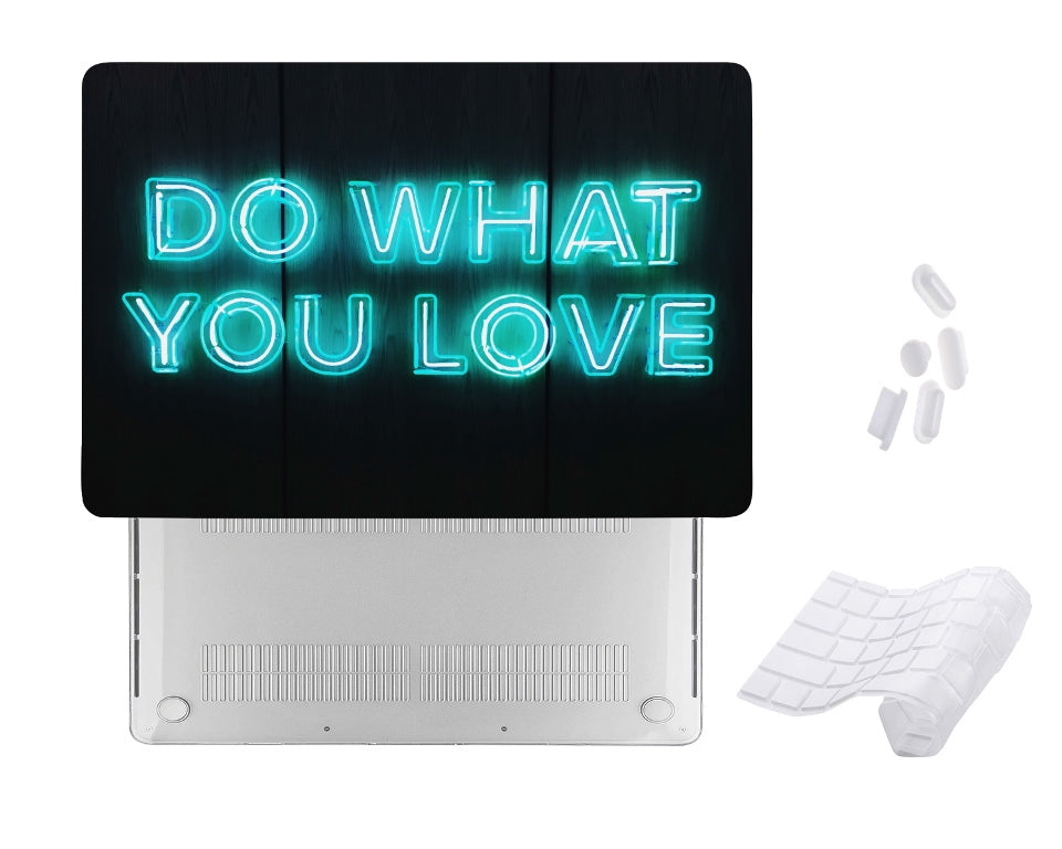 Case Cover for Macbook - Love Quotes Design