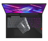 TPU Keyboard Skin Cover for ASUS ROG Strix SCAR 17 (2021) 17.3-inch G733 Notebook Laptop (Clear)